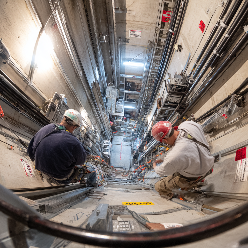 Professional elevator installation
